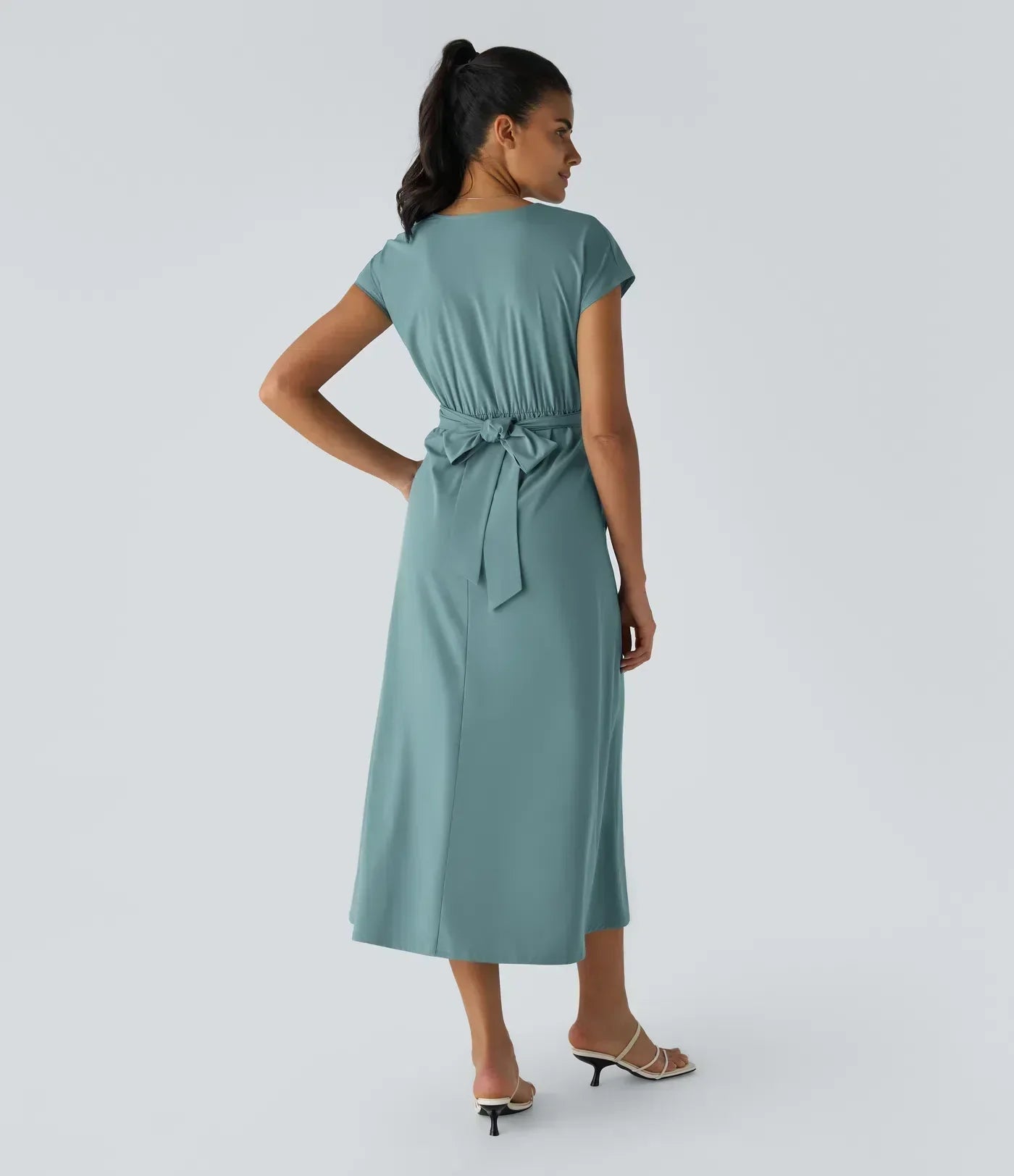 Aimee™ | Maxi jurk met geplooide taille