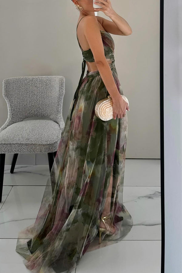 Giselle™ | Betoverende Maxi-jurk met Bloemenprint