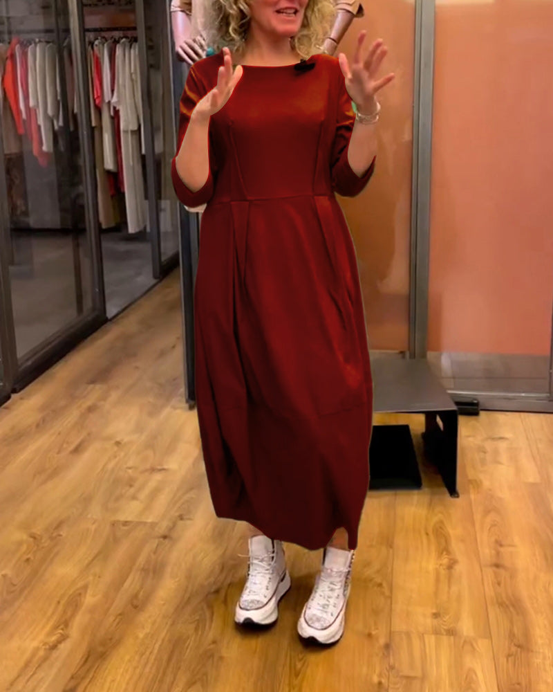 EVAGELINE – ELEGANTE LOOSE-FIT JURK