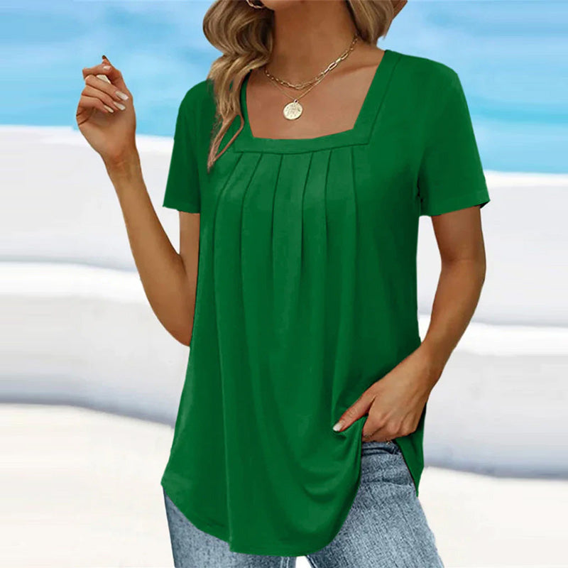 Mandy™ | Geplooide blouse