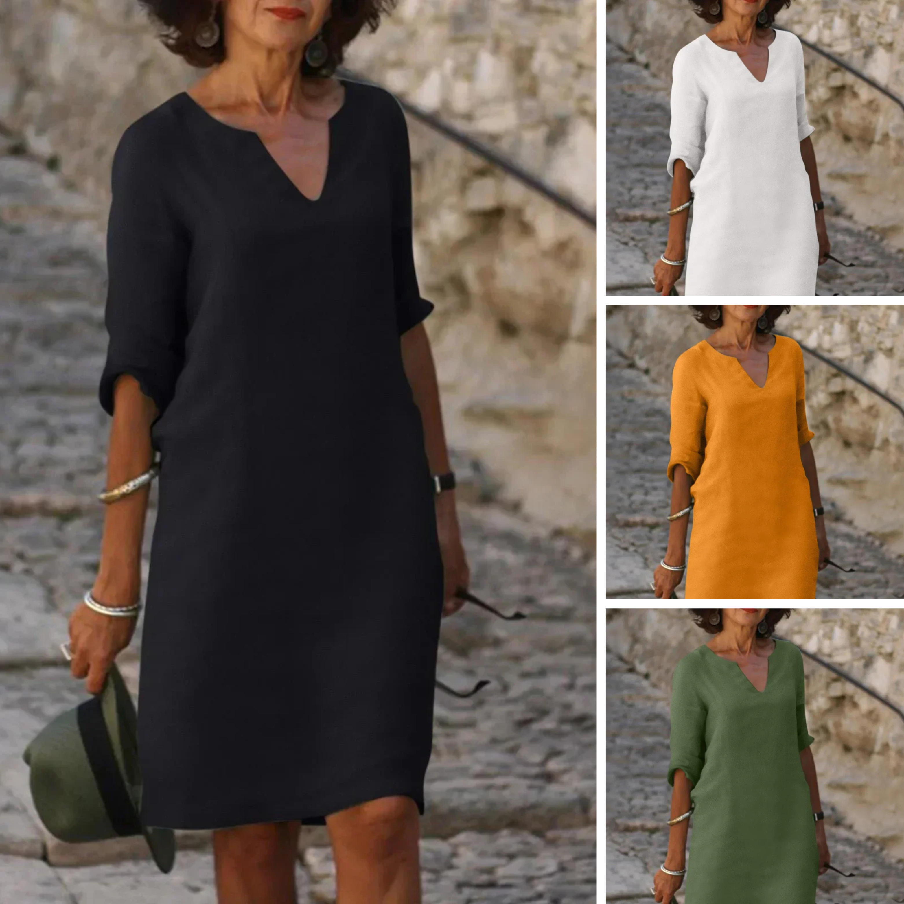 Wivine™ | Elegante Jurk met V-hals