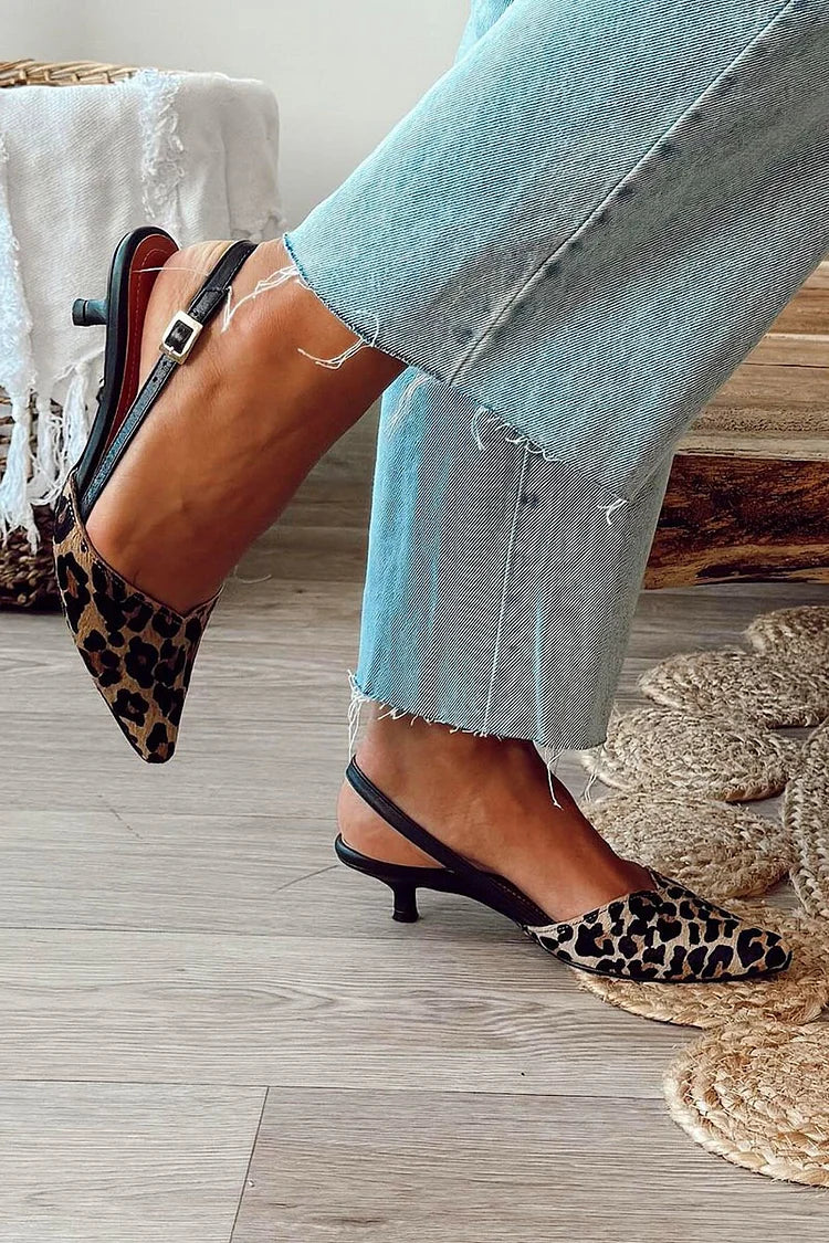 EMILY – CHIC WILD STYLE SLINGBACK HAKKEN