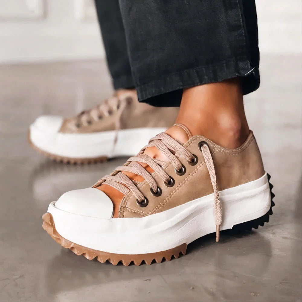 BROOKE – PLATFORM CANVAS SNEAKERS