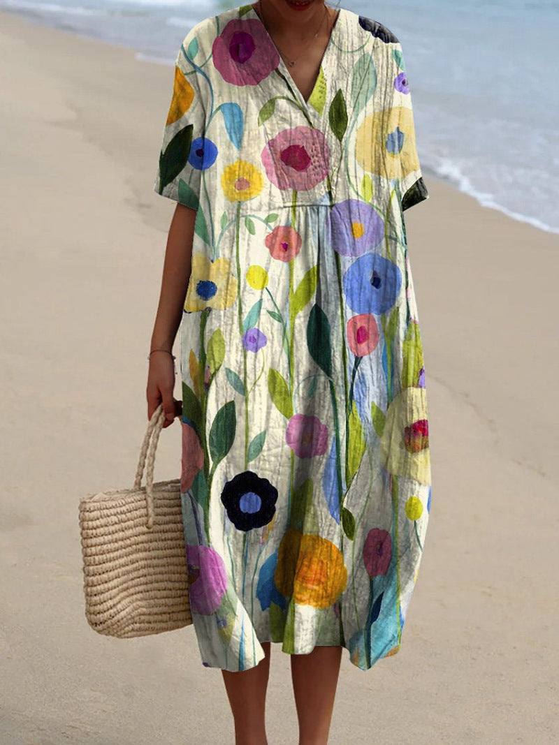Elif™ | Jurk met Bloemenprint