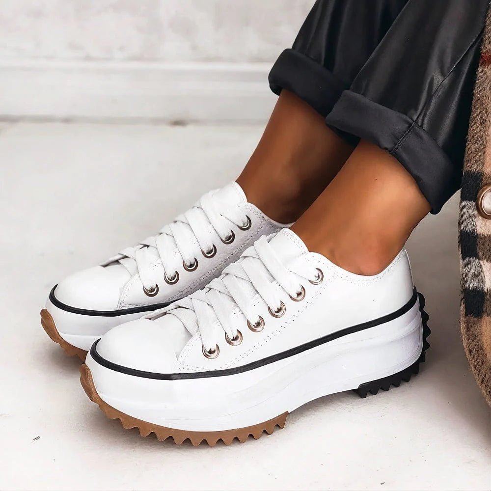 BROOKE – PLATFORM CANVAS SNEAKERS
