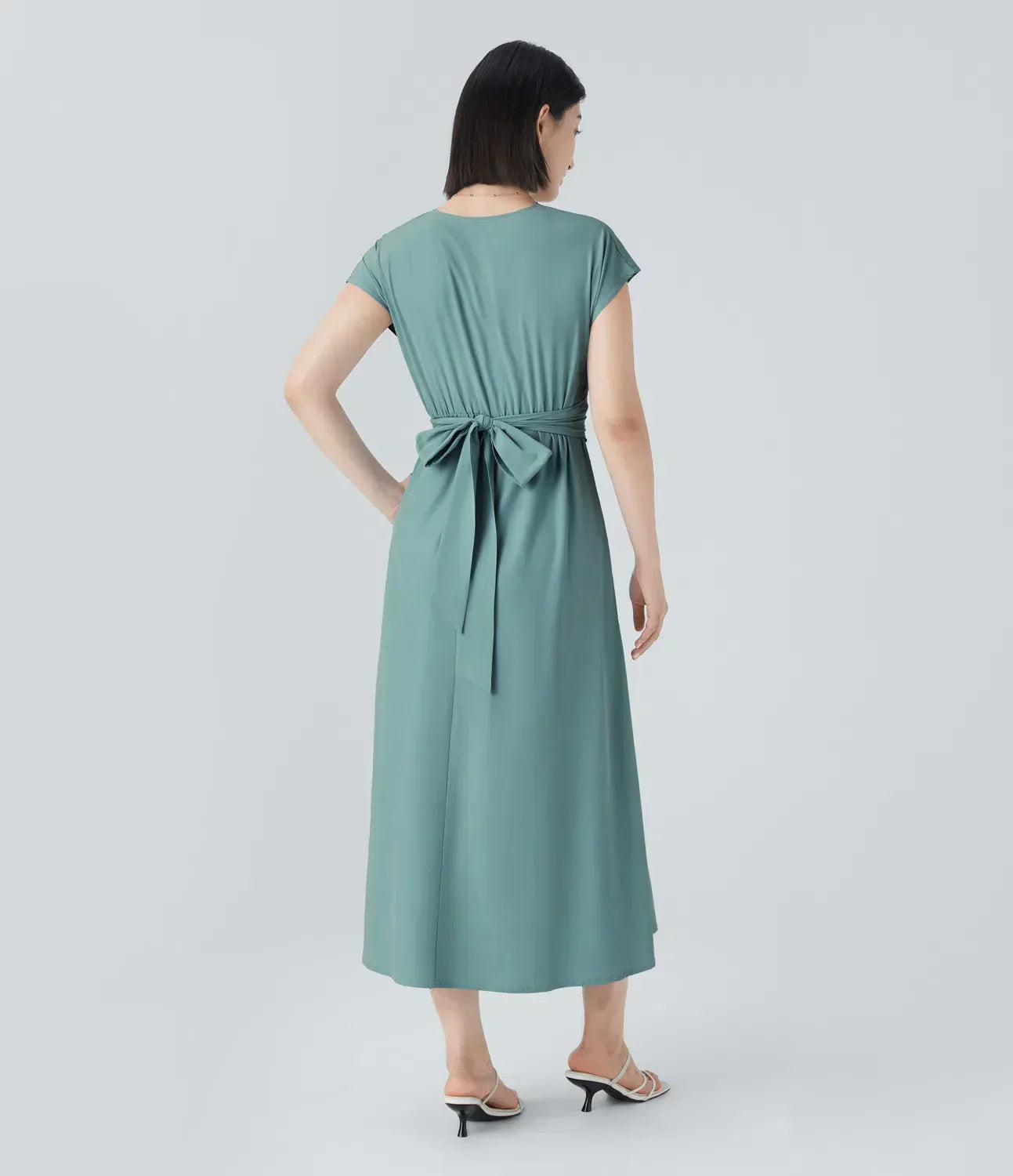 Aimee™ | Maxi jurk met geplooide taille