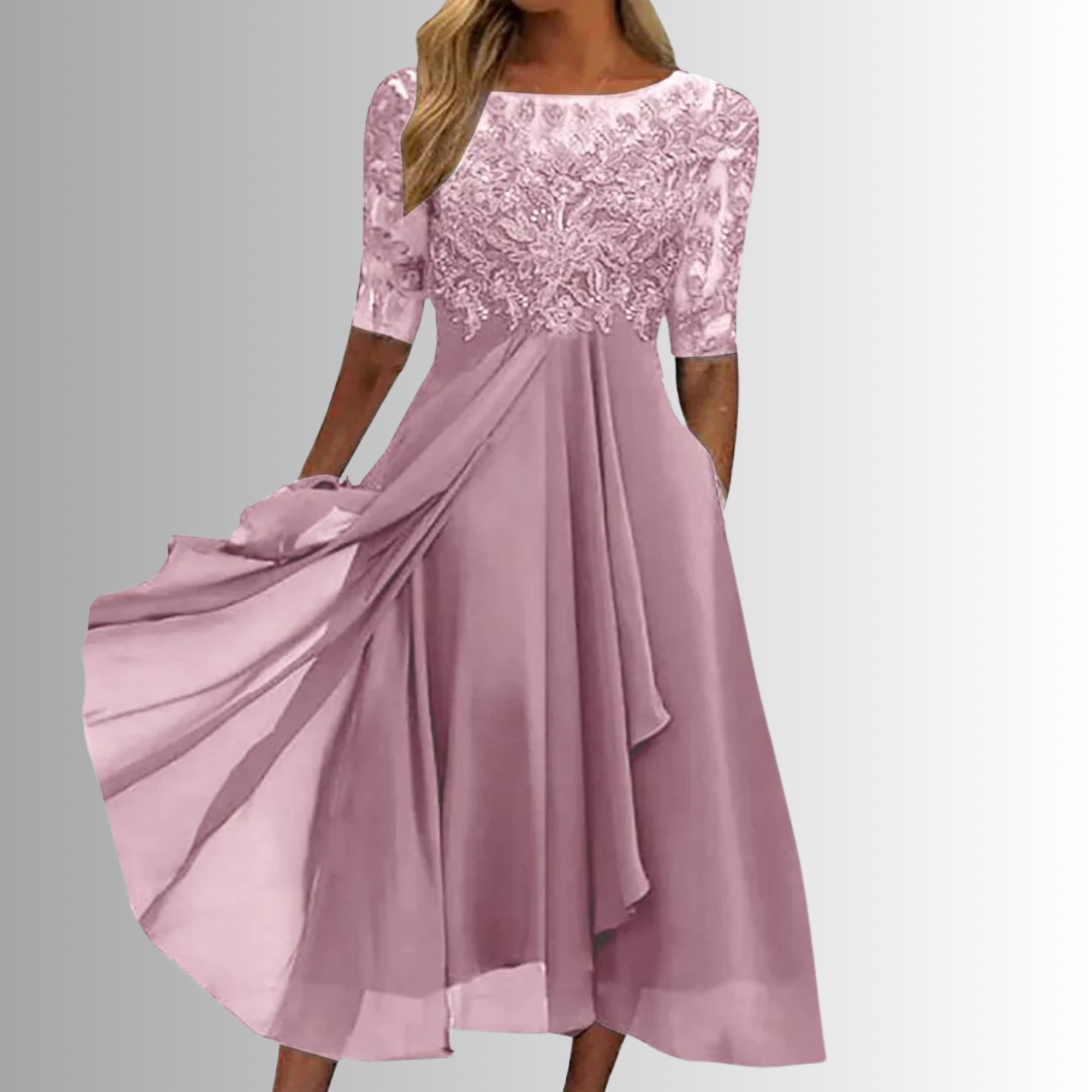CATRIONA – GEBORDUURDE MESH AVONDJURK
