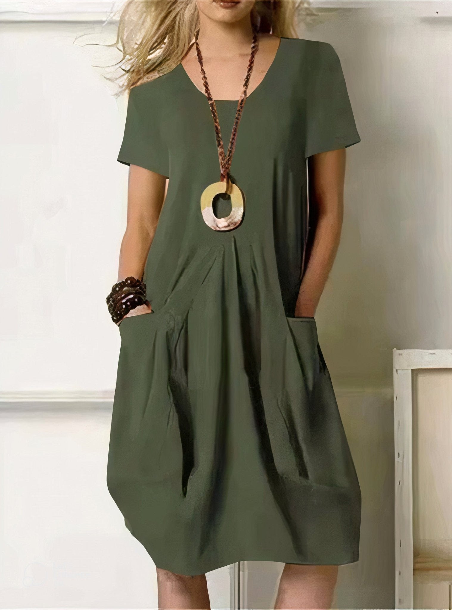 Amalia™ | LOSSE VLOEIENDE CASUAL JURK