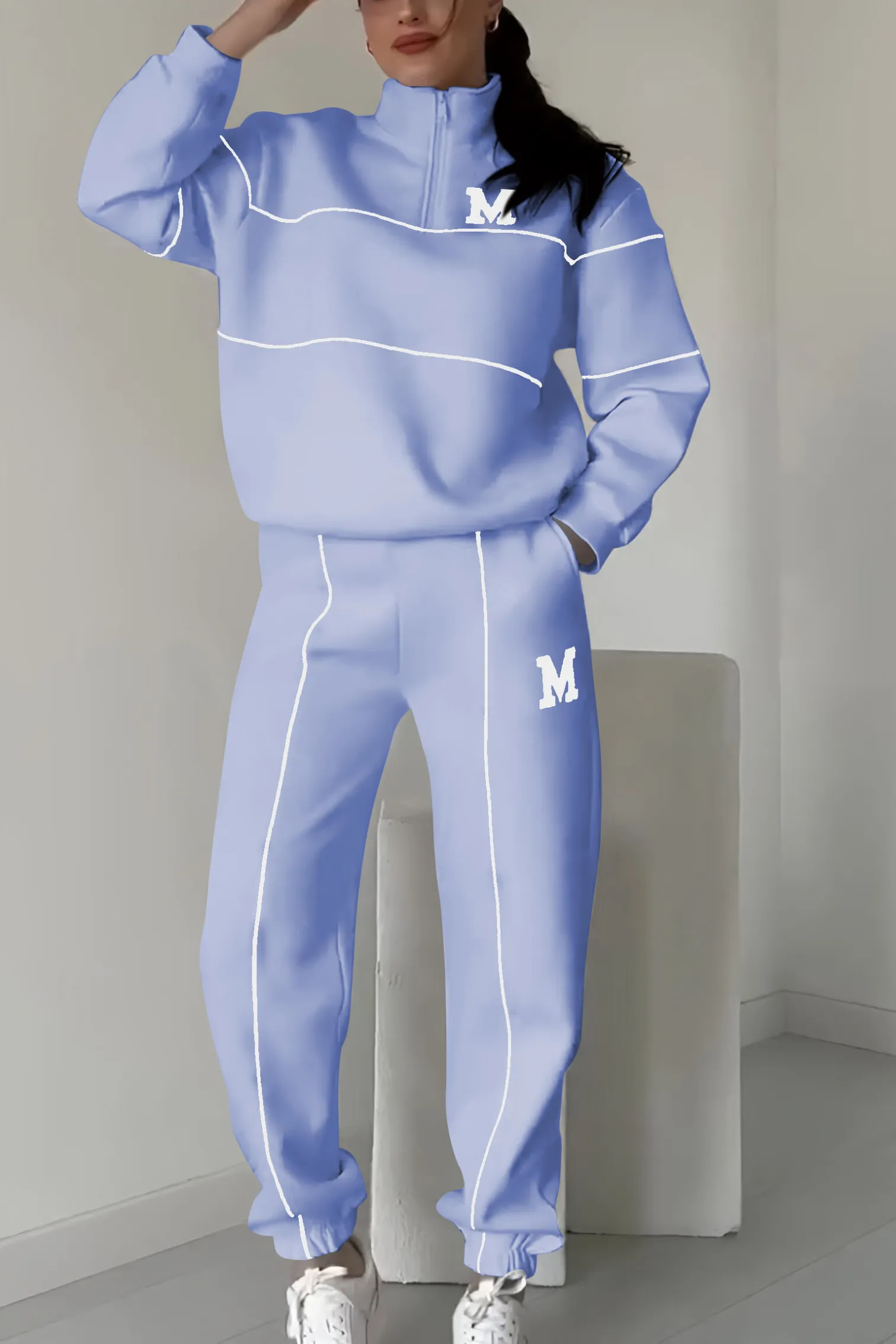 BRIANNA – SPORTIEF ZIP SWEATSUIT SET