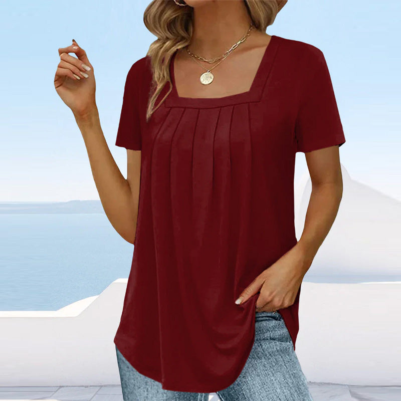 Mandy™ | Geplooide blouse