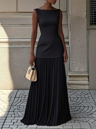 JULIET – TIJDLOZE ELEGANTIE MOUWLOZE MAXI-JURK
