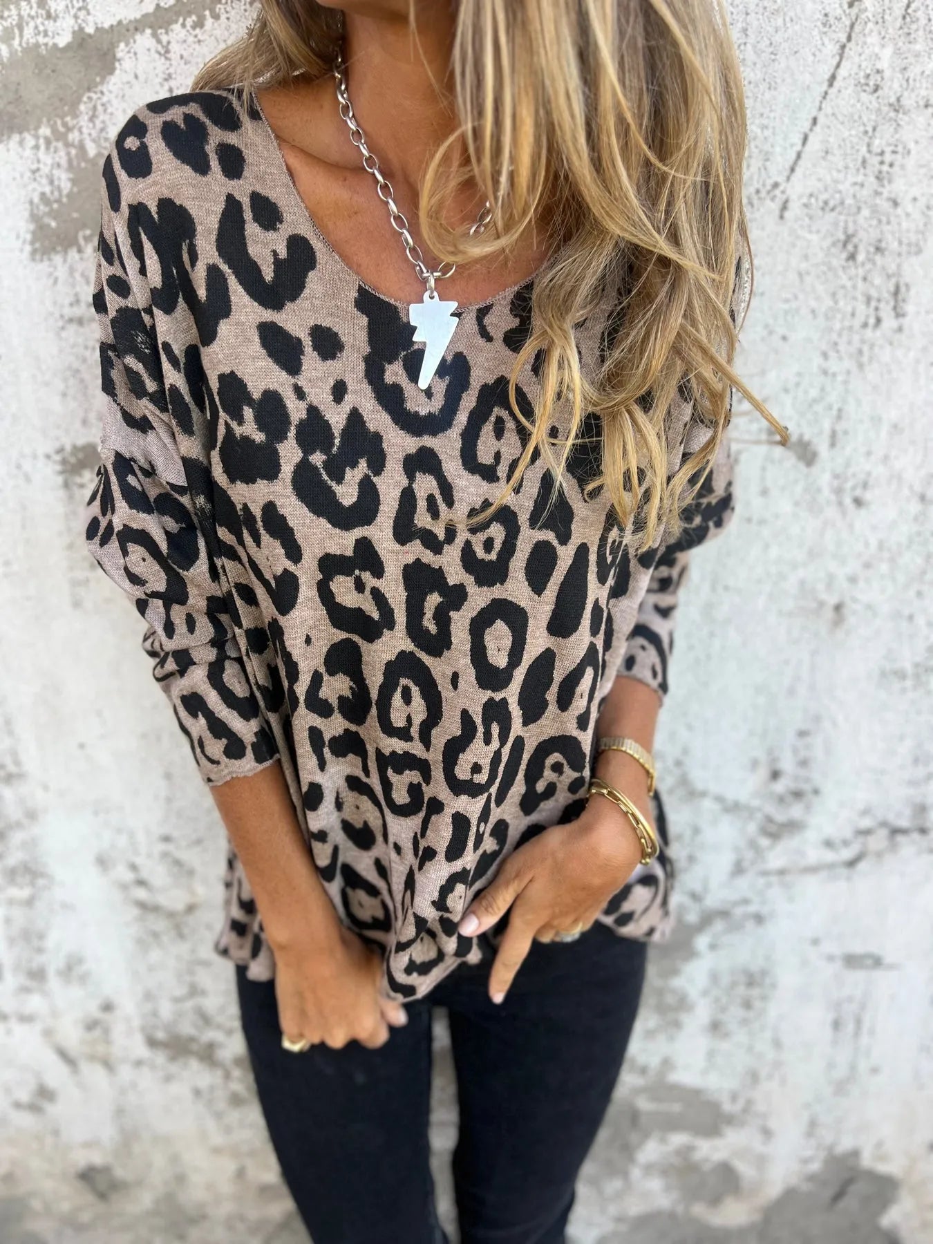 Silje™ | TRUI MET DIERENPRINT