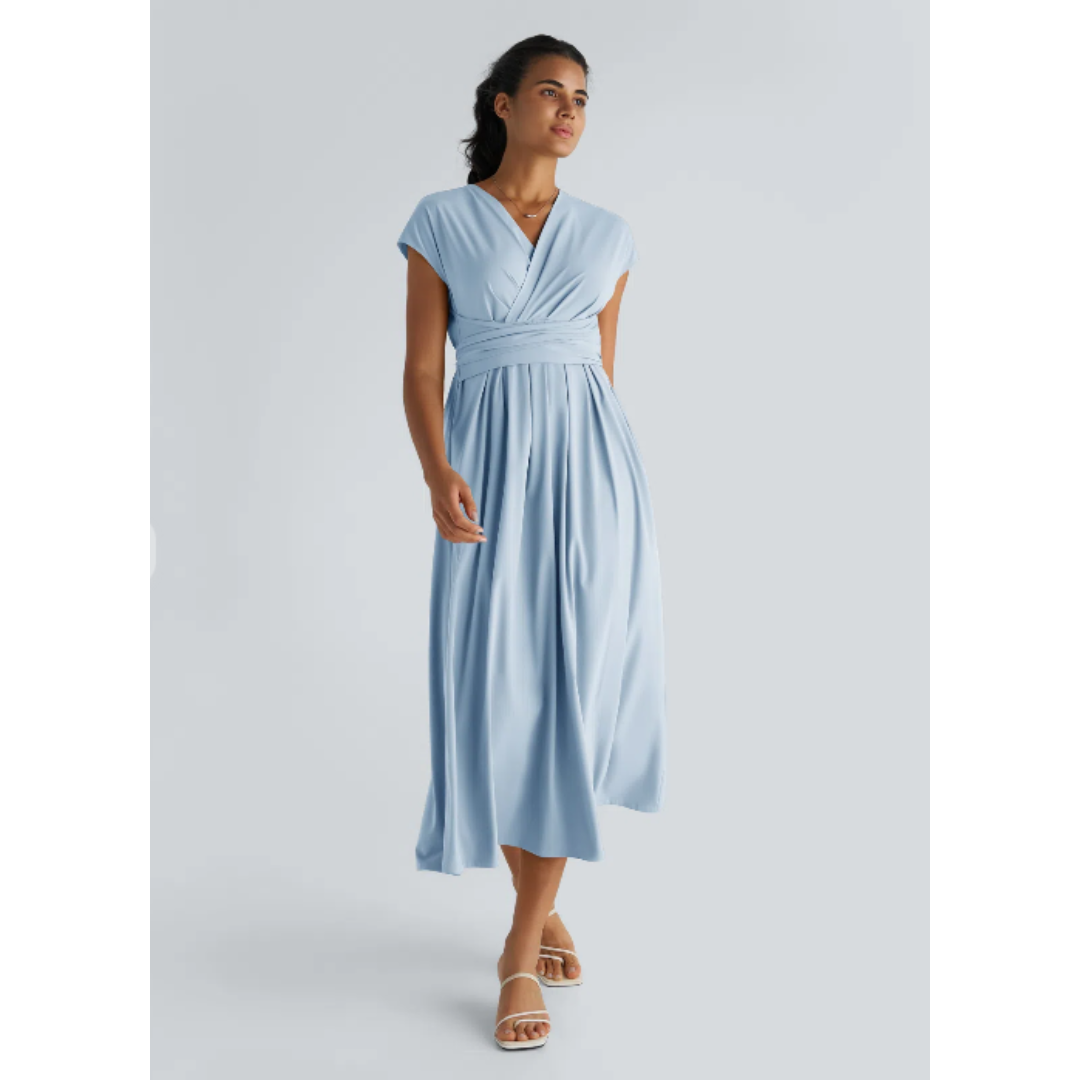 Aimee™ | Maxi jurk met geplooide taille