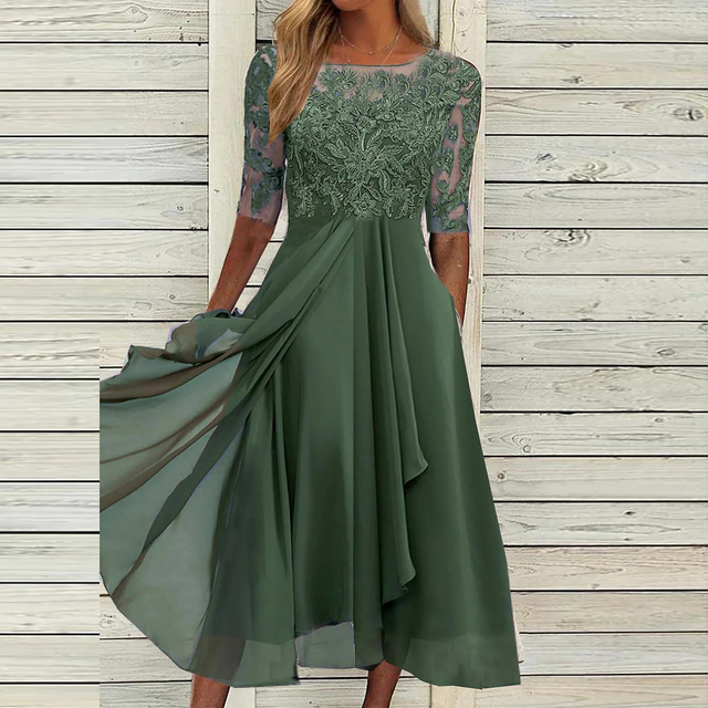 EVELYN – GRACIEUZE ELEGANTIE KANTEN AVONDJURK
