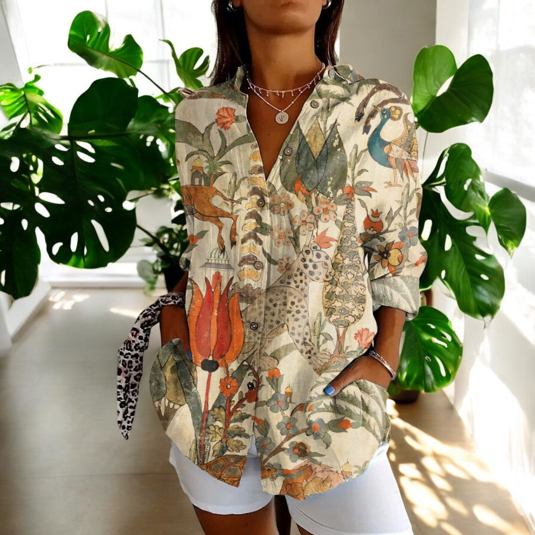 Ivana™ | Elegant & Bloemig Blouse