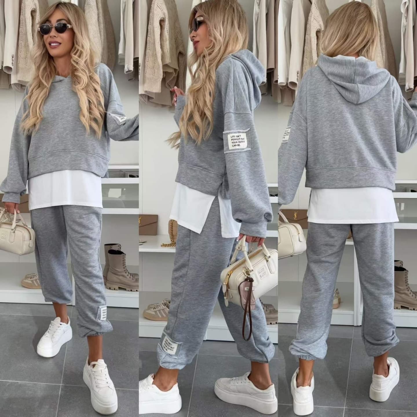 BEATRICE – RELAXTE JOGGINGSET MET CAPUCHON