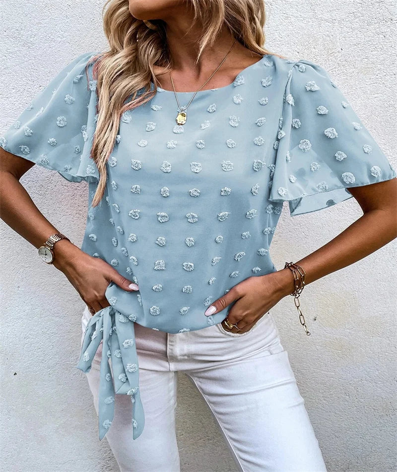 Rita™ | Speelse top met fijne details