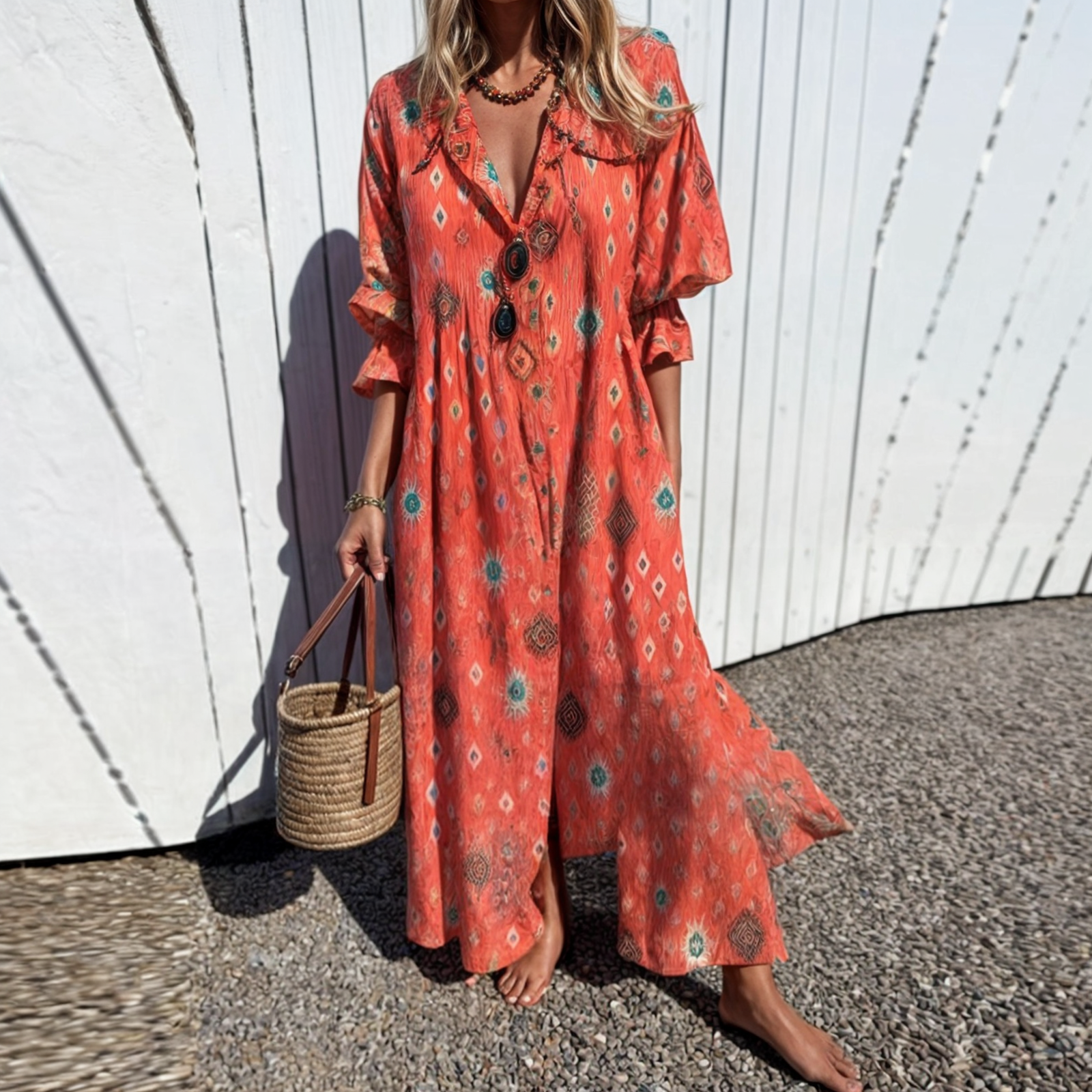 Lidian™ | Boho Jurk