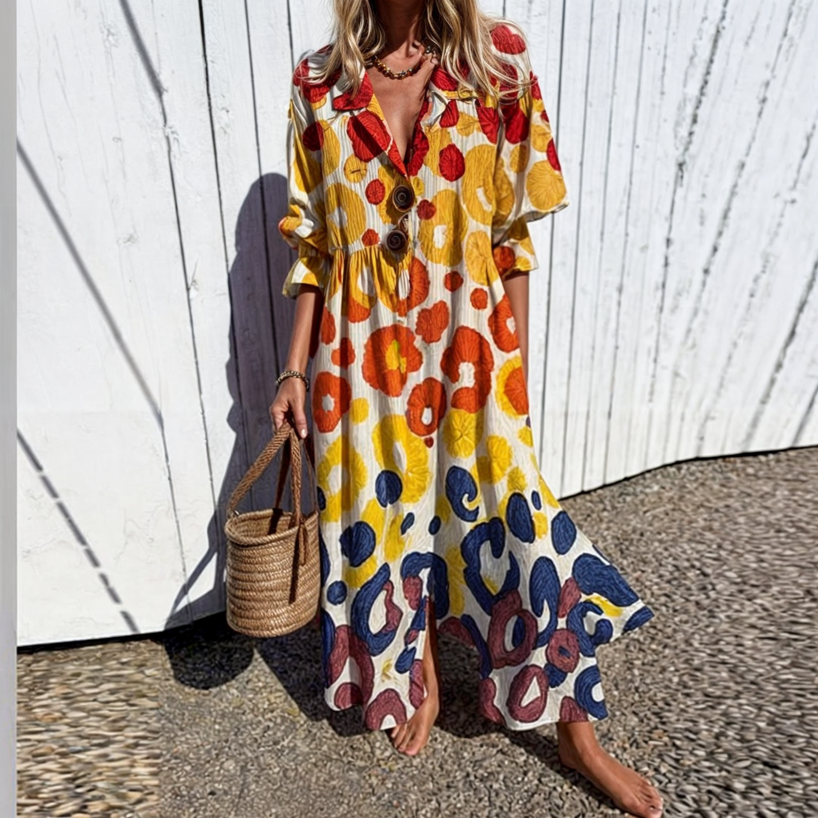 Lidian™ | Boho Jurk