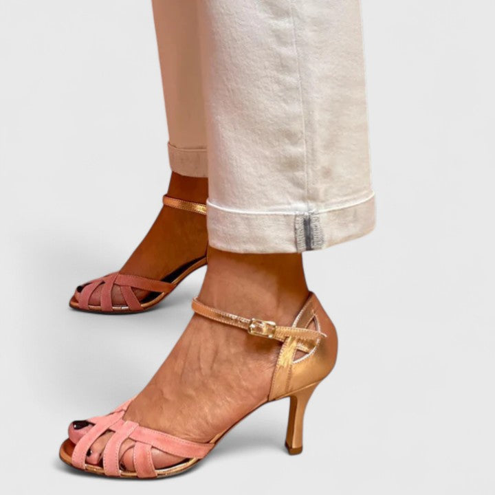 KYLIE – ELEGANTE SANDAAL MET HAK EN BANDJES