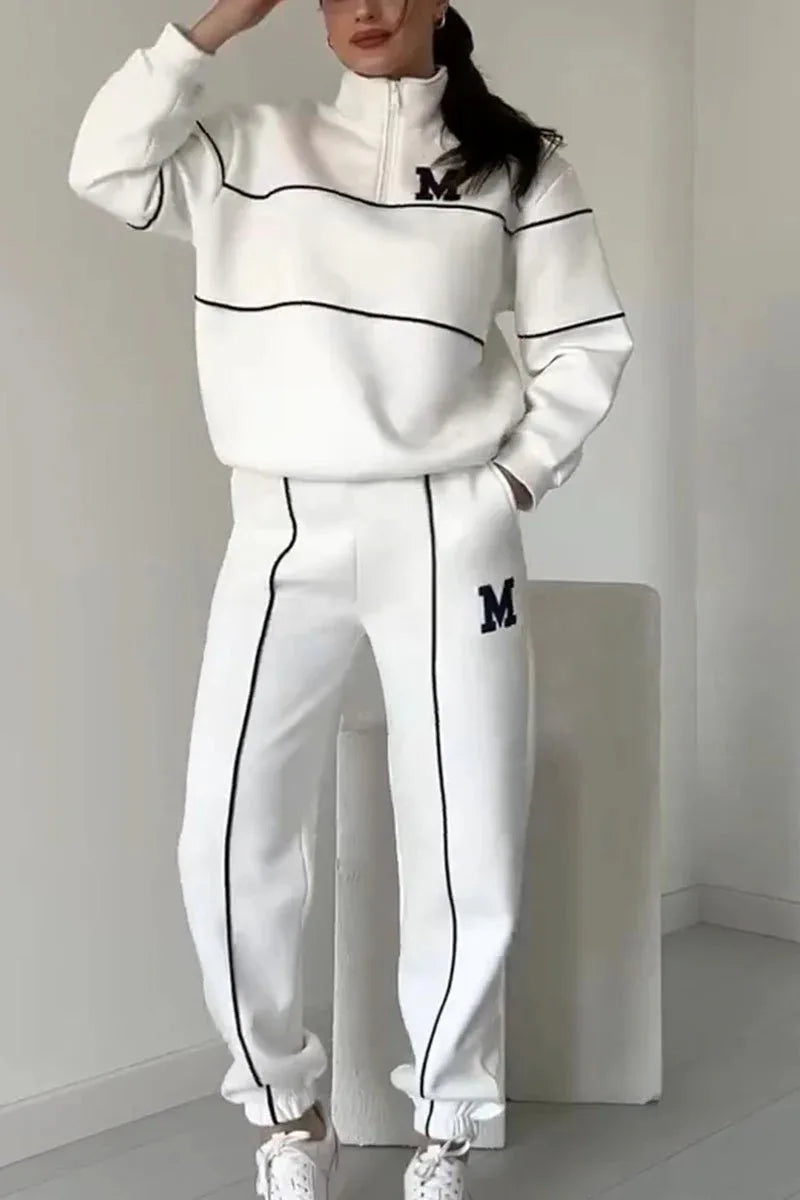 BRIANNA – SPORTIEF ZIP SWEATSUIT SET