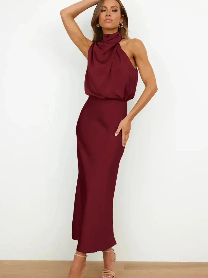 Cedra™ | Elegante Zijden Jurk