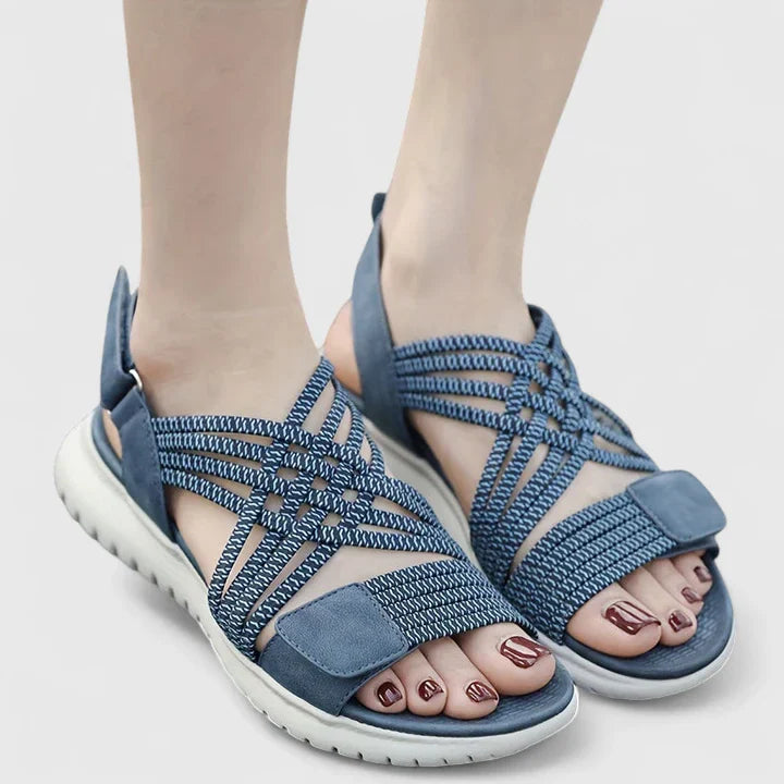 EMMA – COMFORT SANDAAL MET ELASTISCHE BANDJES
