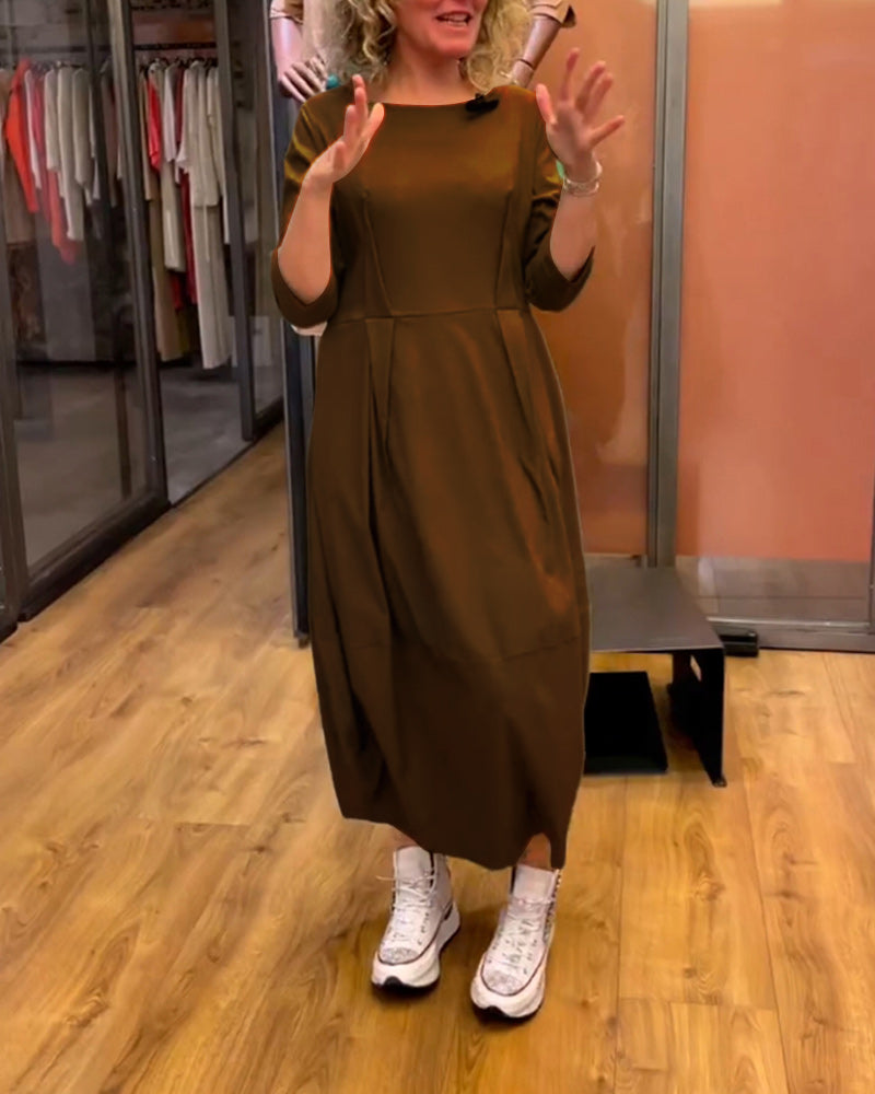 EVAGELINE – ELEGANTE LOOSE-FIT JURK