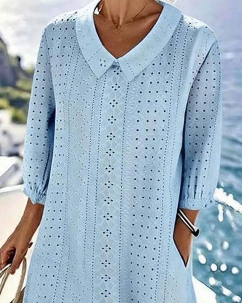 HAZEL – COASTAL GRACE MIDI JURK