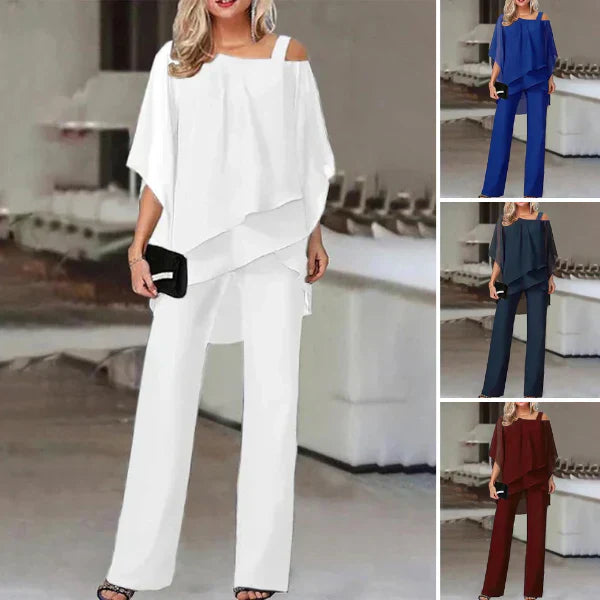 REINA – ELEGANTE TWEEDELIGE PANTS SET