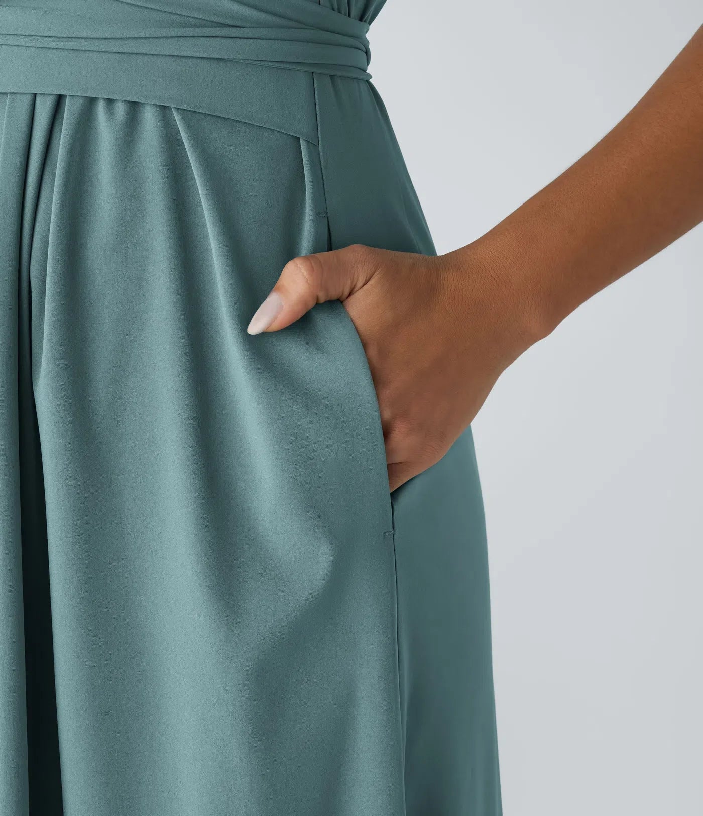 Aimee™ | Maxi jurk met geplooide taille
