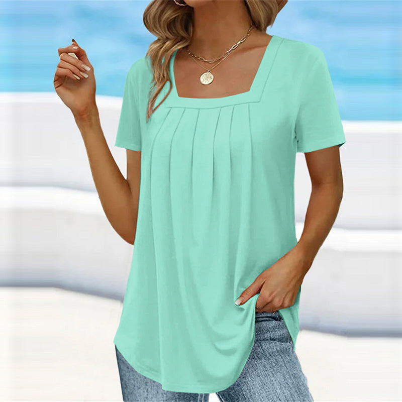 Mandy™ | Geplooide blouse