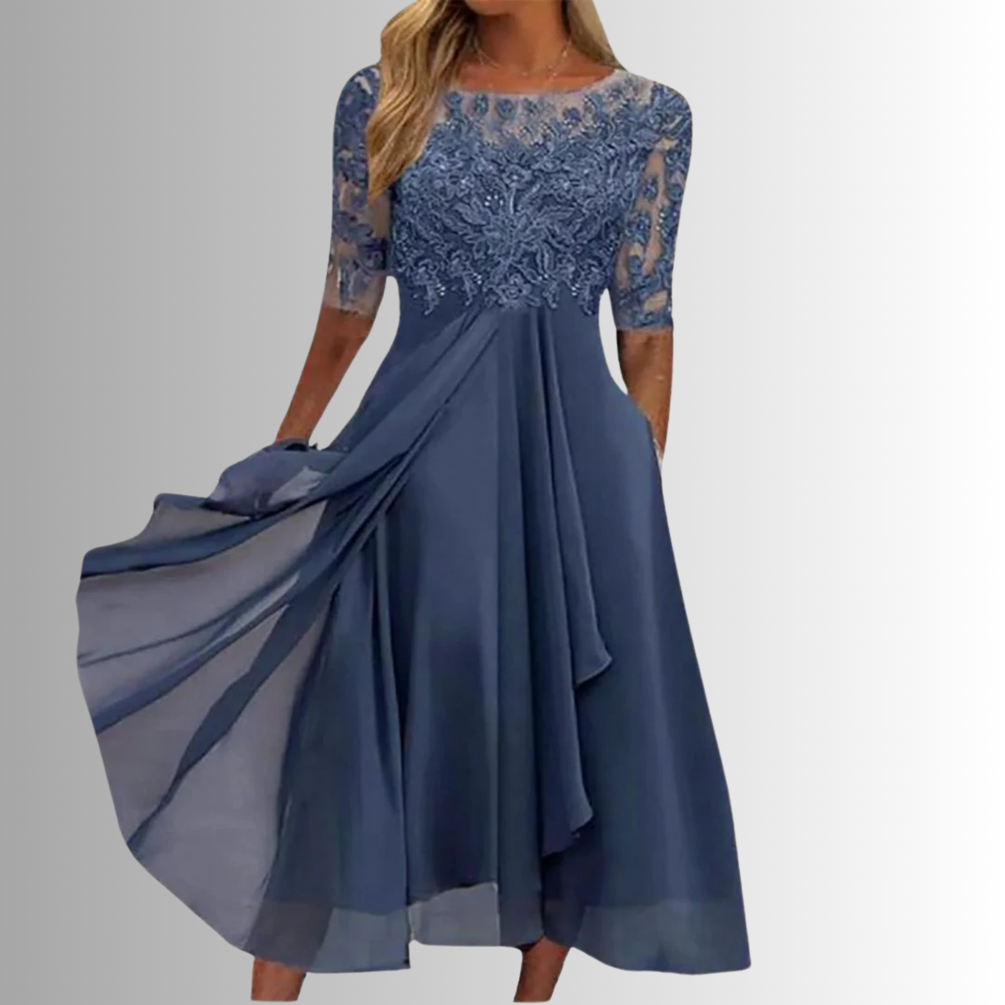 CATRIONA – GEBORDUURDE MESH AVONDJURK
