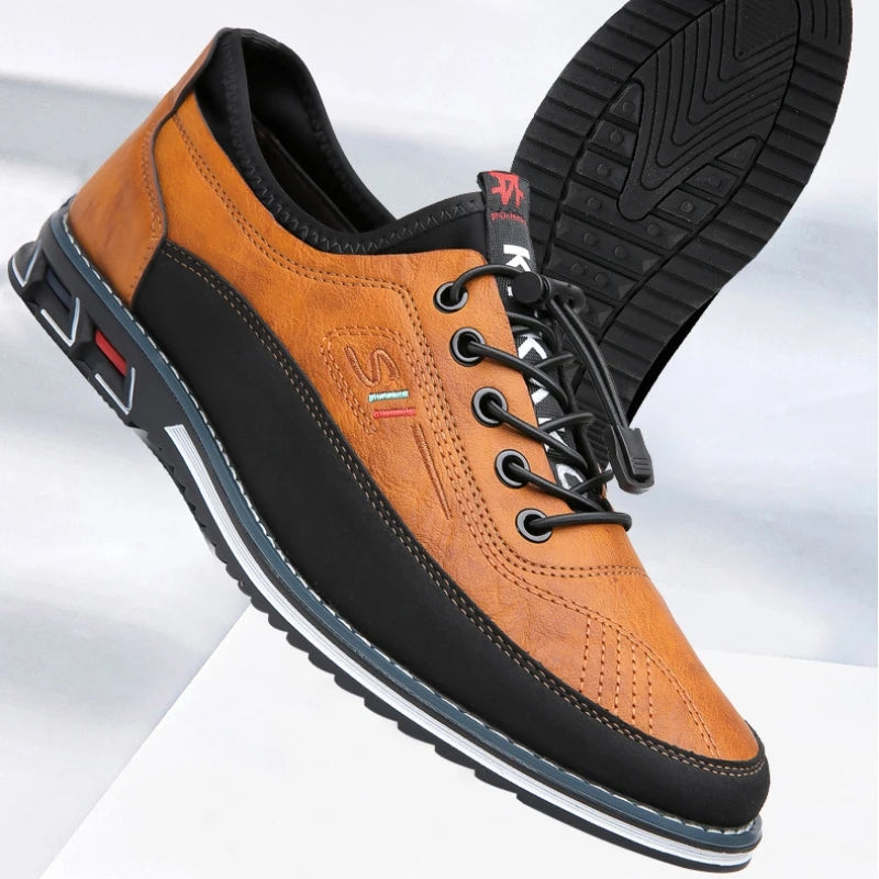 Koen™ | Handgemaakte Orthopedische Leren Schoenen