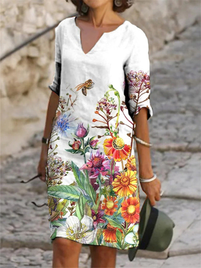 HEIDI – BLOEIENDE ELEGANTIE JURK