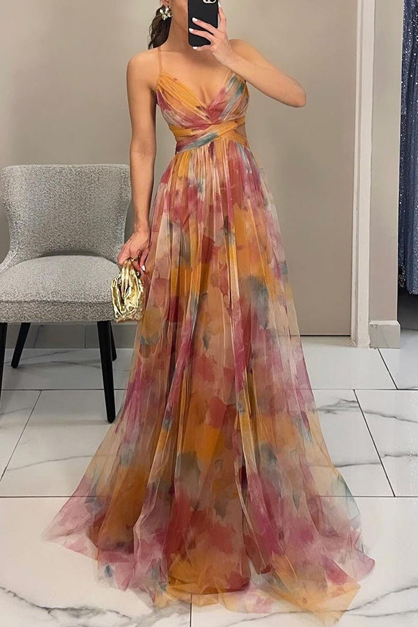 Giselle™ | Betoverende Maxi-jurk met Bloemenprint
