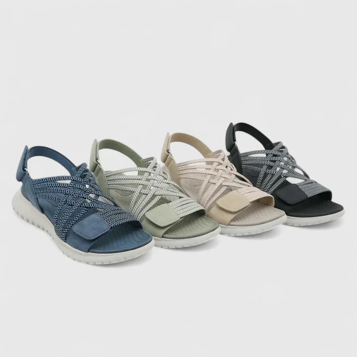 EMMA – COMFORT SANDAAL MET ELASTISCHE BANDJES