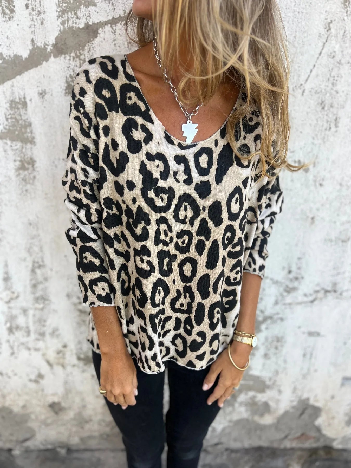 Silje™ | TRUI MET DIERENPRINT