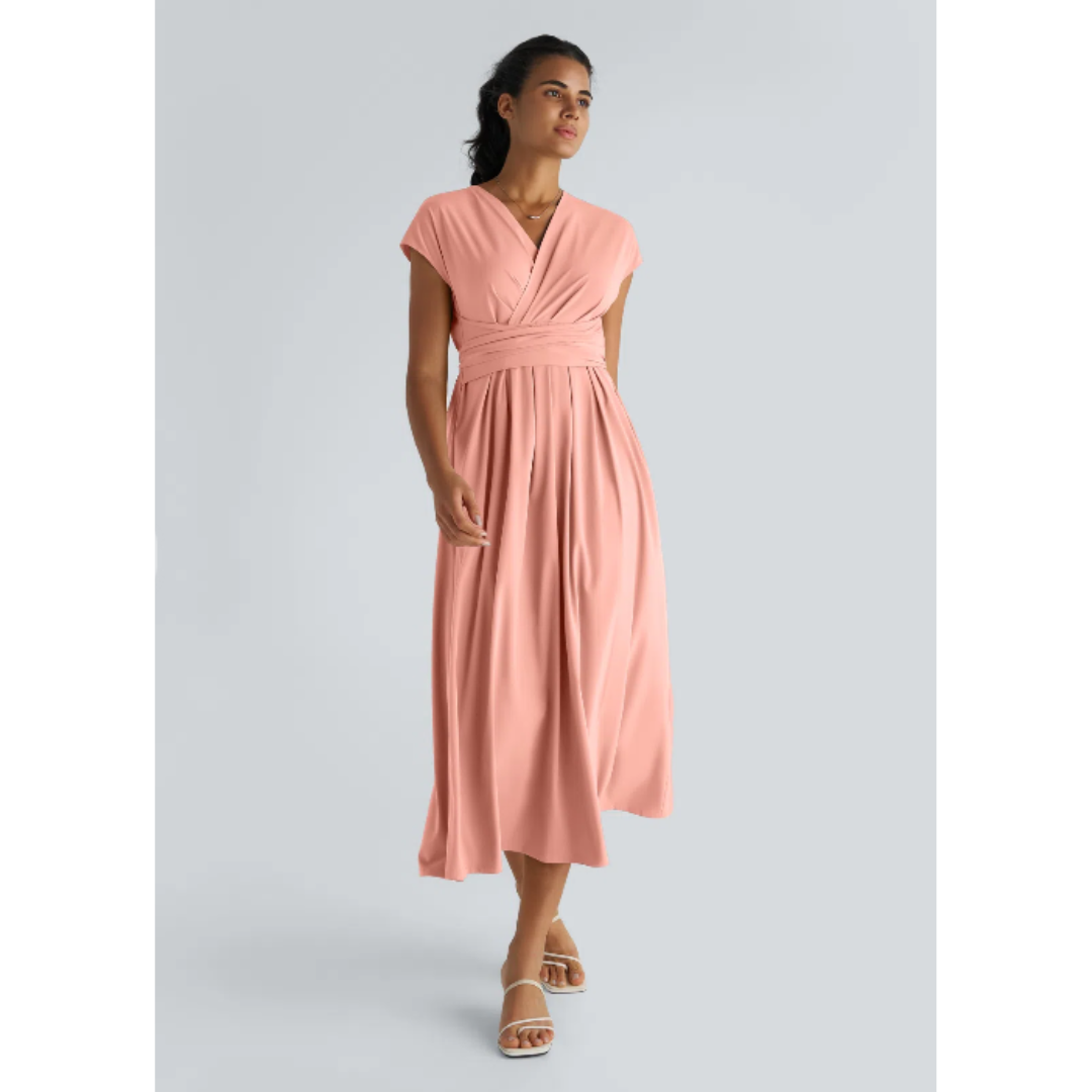 Aimee™ | Maxi jurk met geplooide taille