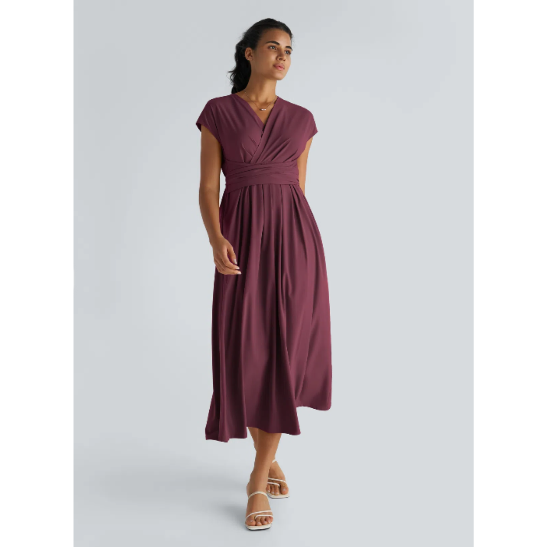 Aimee™ | Maxi jurk met geplooide taille