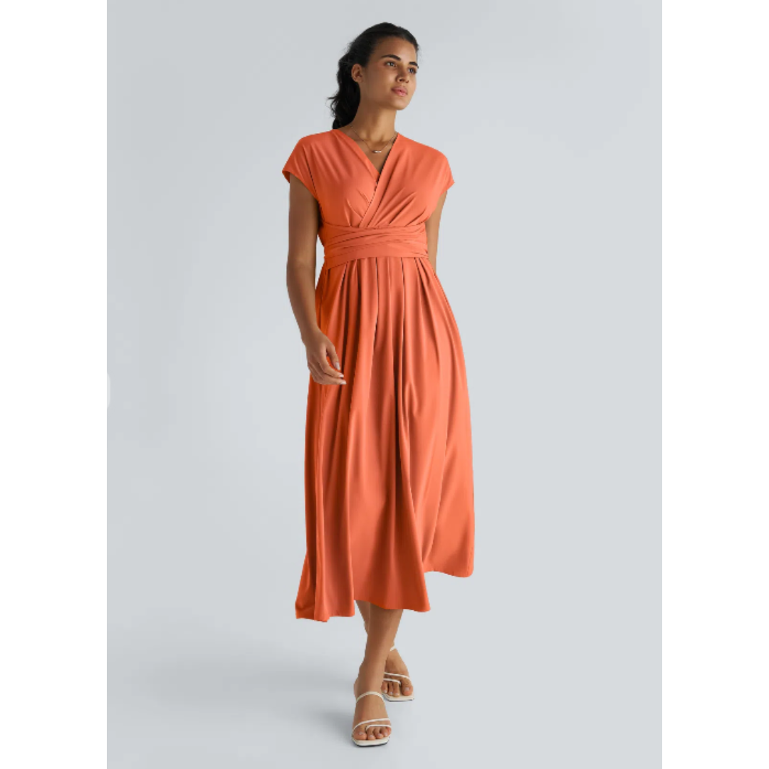 Aimee™ | Maxi jurk met geplooide taille