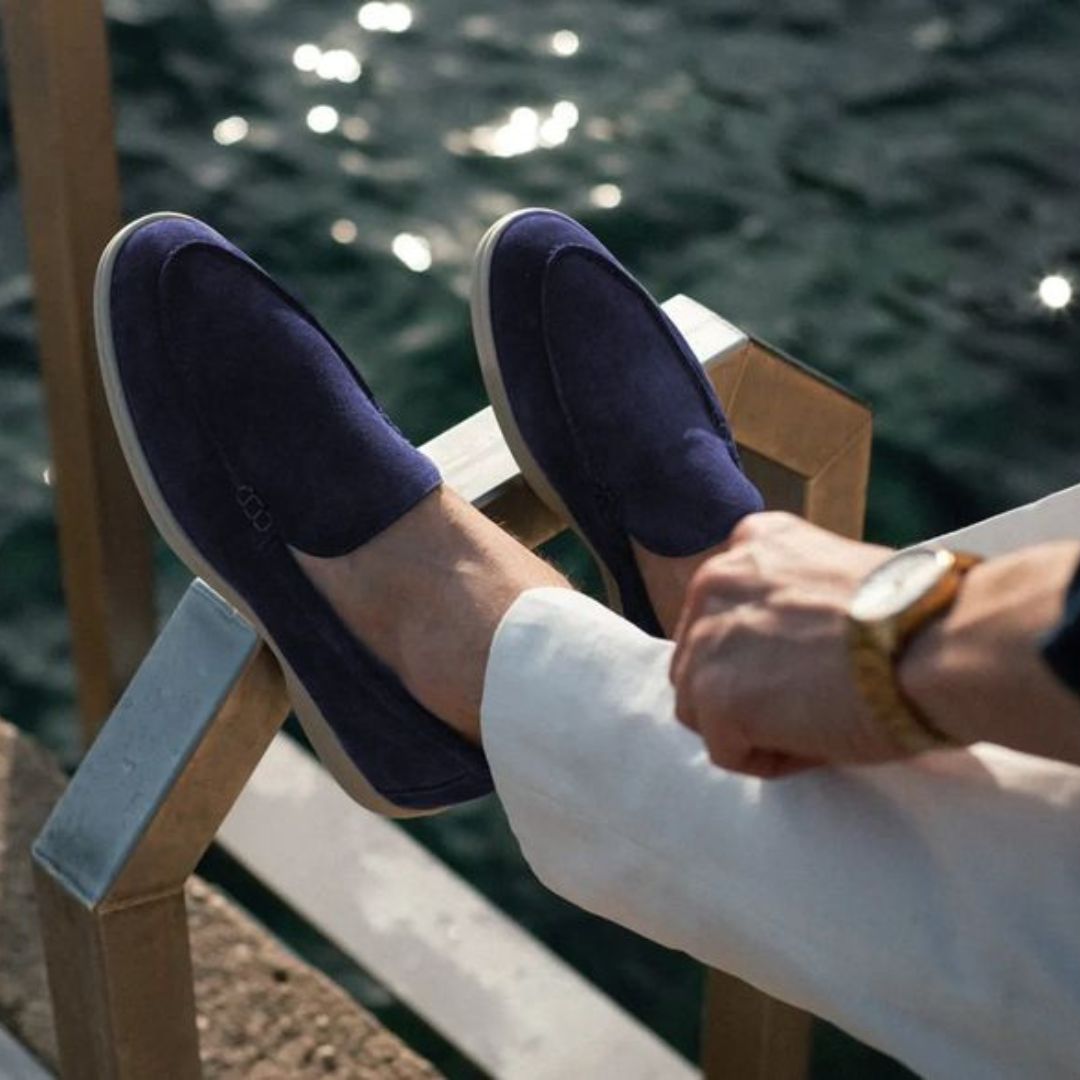 Jan | Heren Lente Suède Instap Loafers
