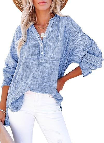 ODETTE – ONTSPANNEN ELEGANTIE BLOUSE MET KNOPEN
