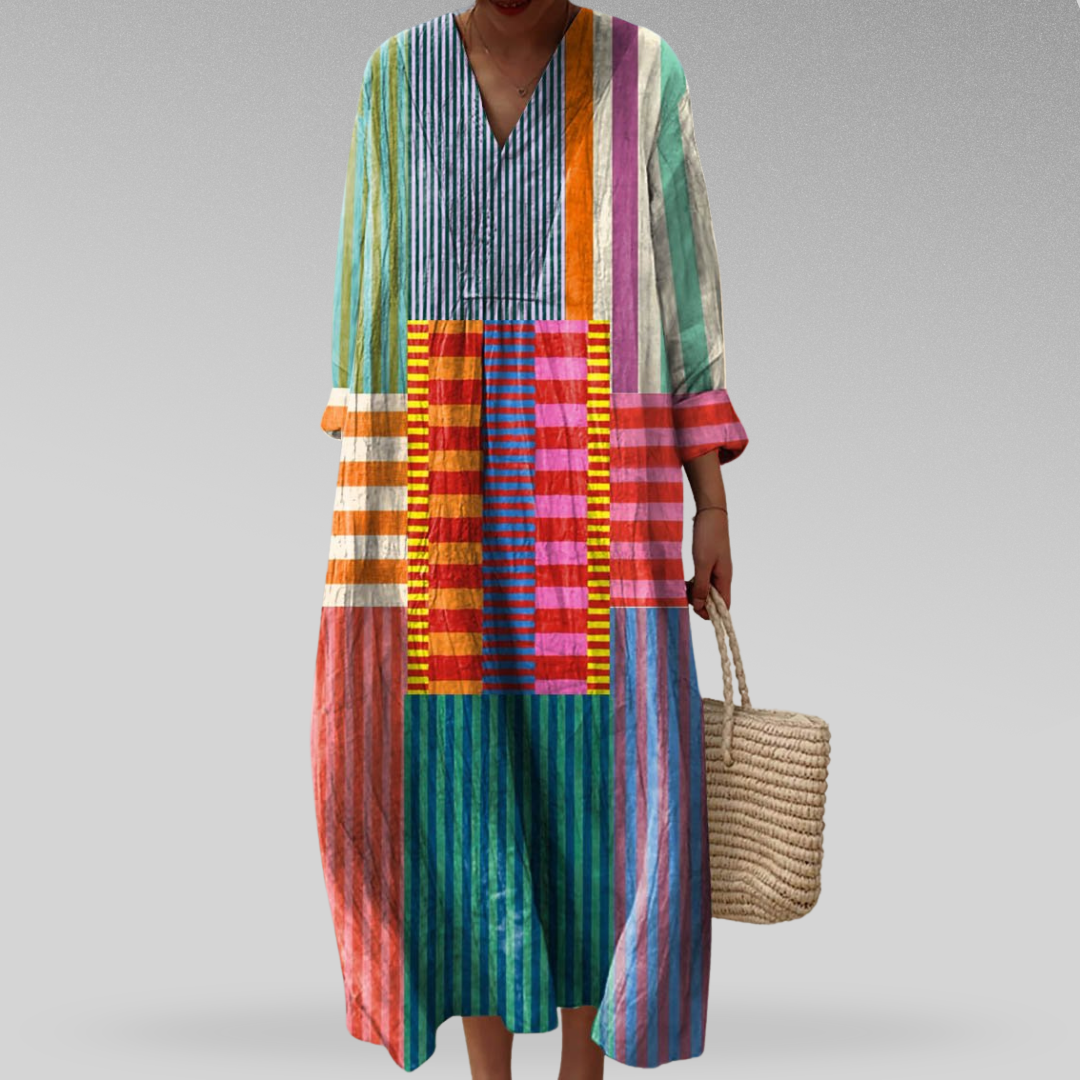Jolinde™ | Geometrische Jurk
