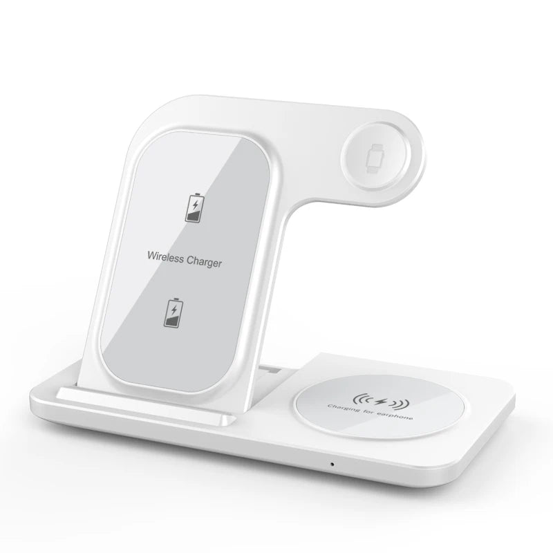 Foldable 3-in-1 Wireless Charging Station