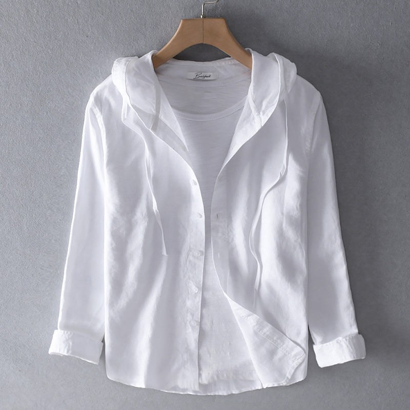 Erna™ | LICHT BLOUSE MET KAP