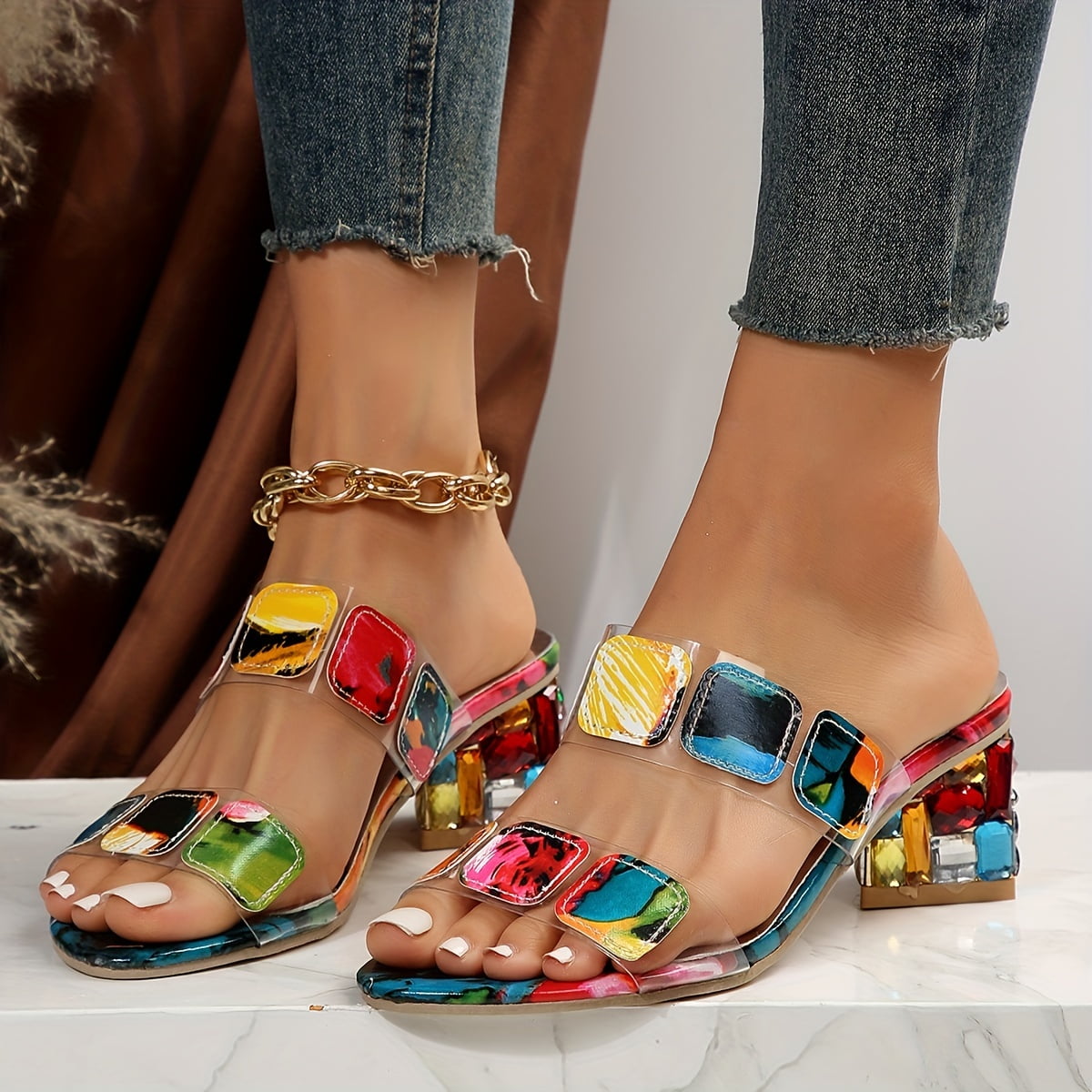 Layana™ | stijlvolle meerkleurige sandalen