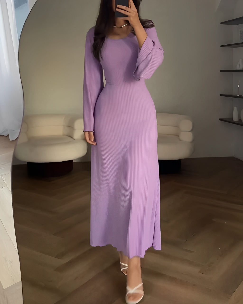 Lubberta™ | Elegante Gebreide Maxi Jurk