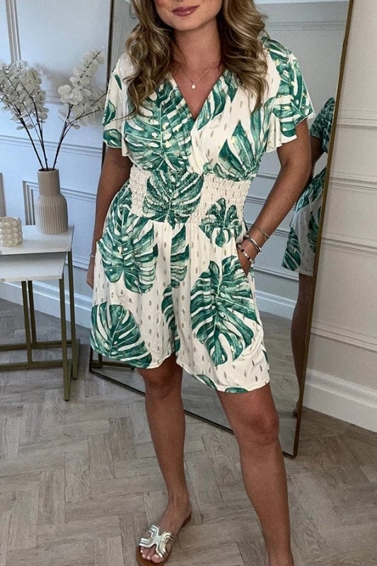 Zita™ | Elegante Bloemenprint Jurk