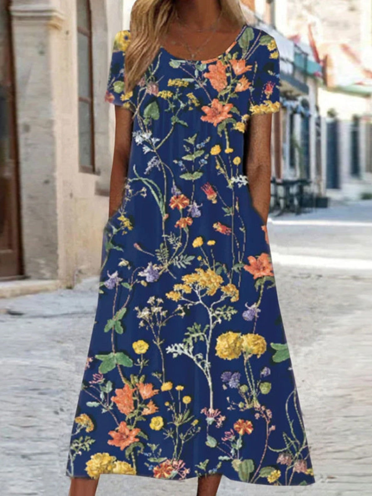 LORENA – FLORALE A-LINE JURK
